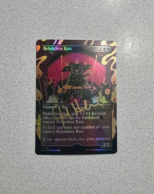 Signed Relentless Rats (Foil)